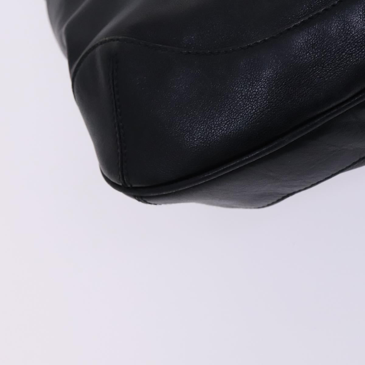 Gucci Peggy, Black, Leather, handbag