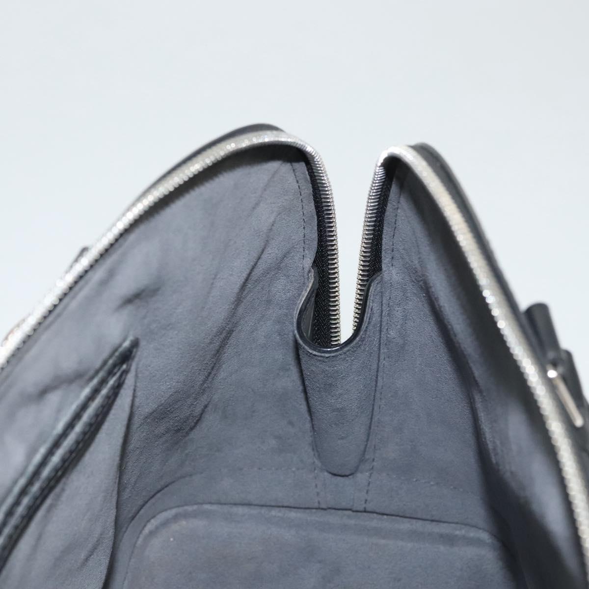 Louis Vuitton Alma, Black, Leather, handbag