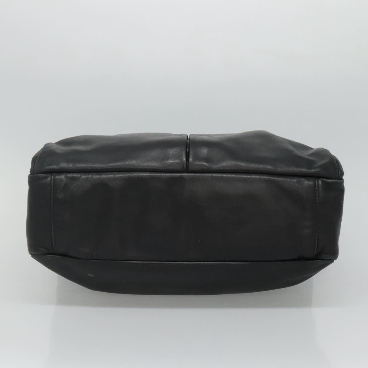 Prada, Black, Leather, tote