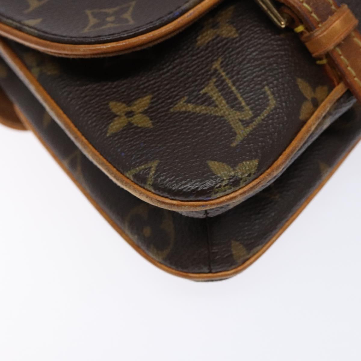 Louis Vuitton Marelle, Brown, Canvas, shoulder