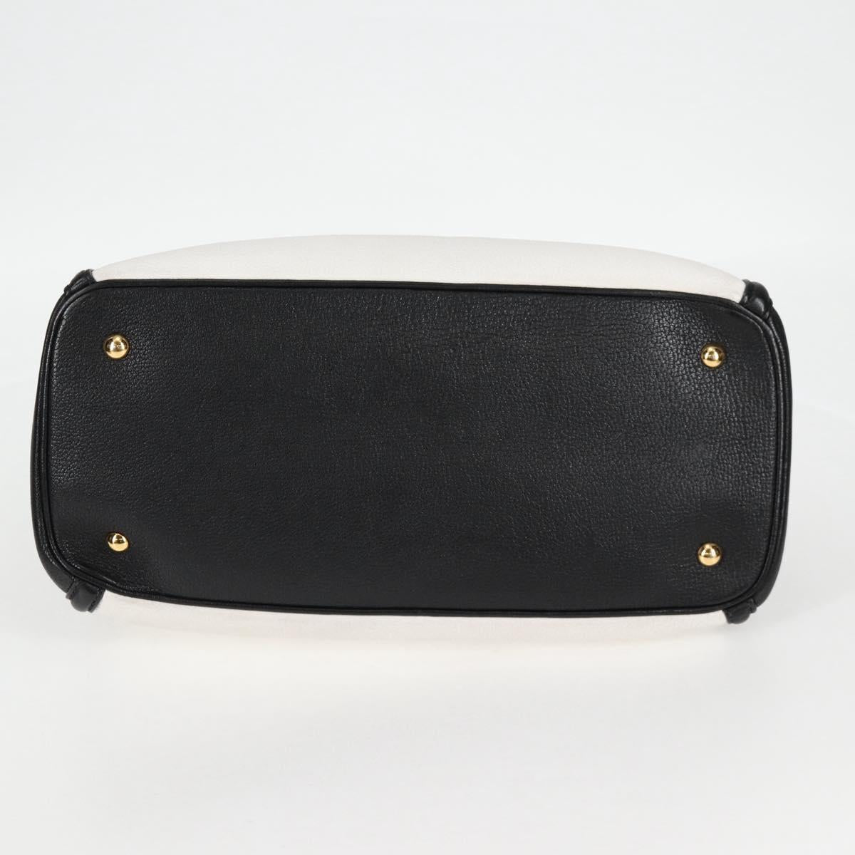 Miu Miu Madras, White, Leather, handbag