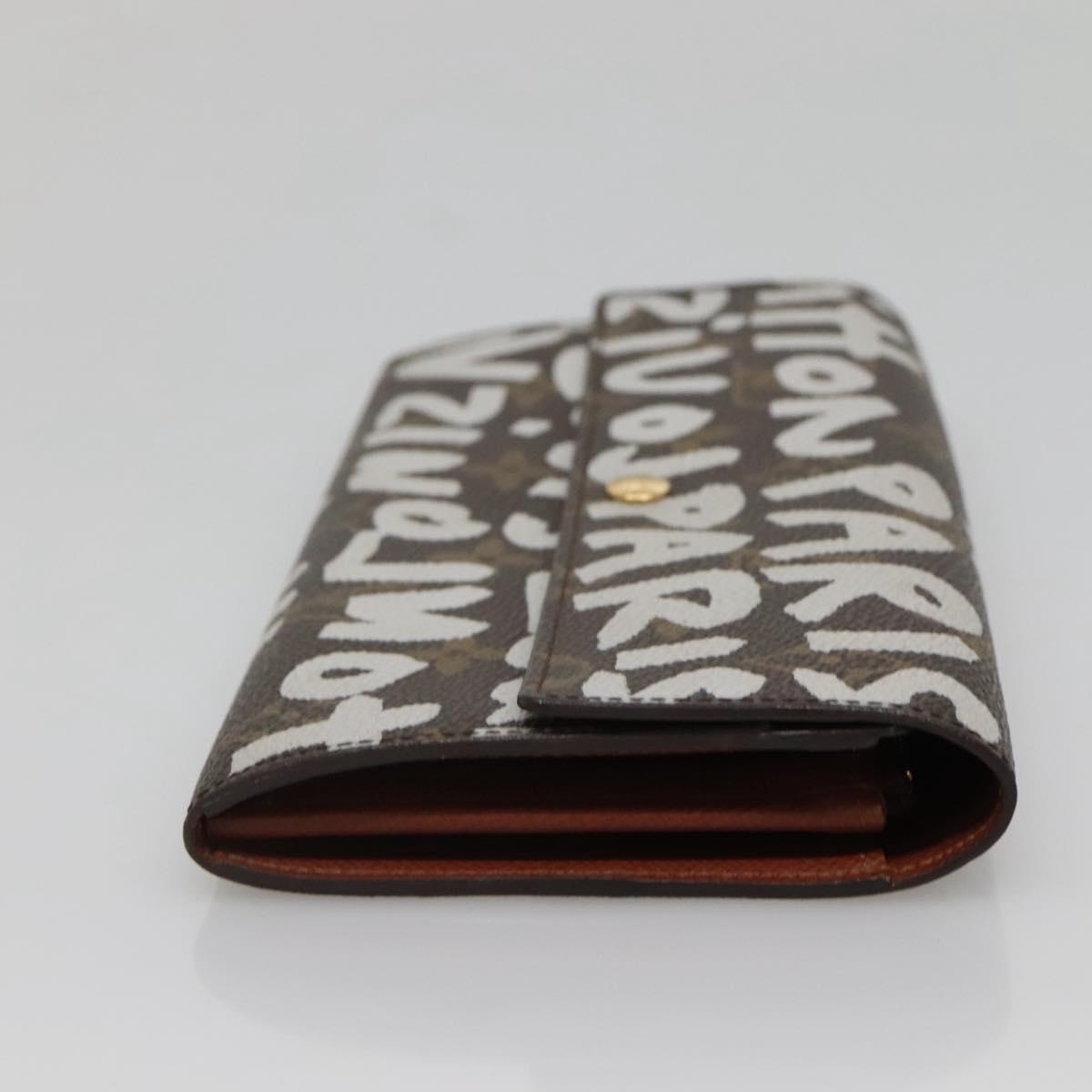Louis Vuitton Porte Monnaie Credit, Brown, Canvas, wallet