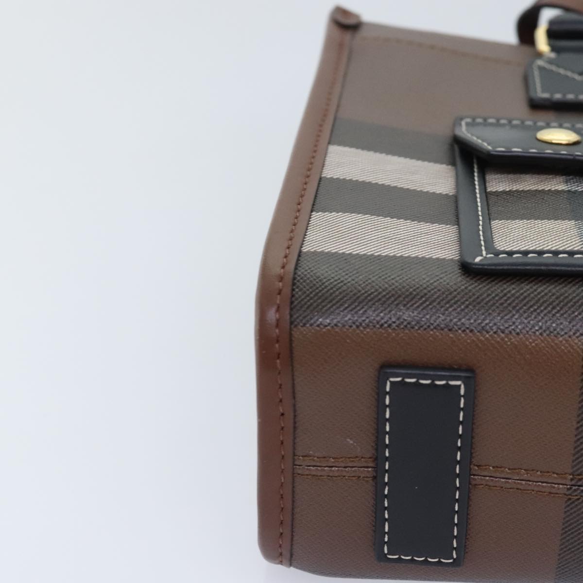 Burberry Freya, Brown, Leather, handbag