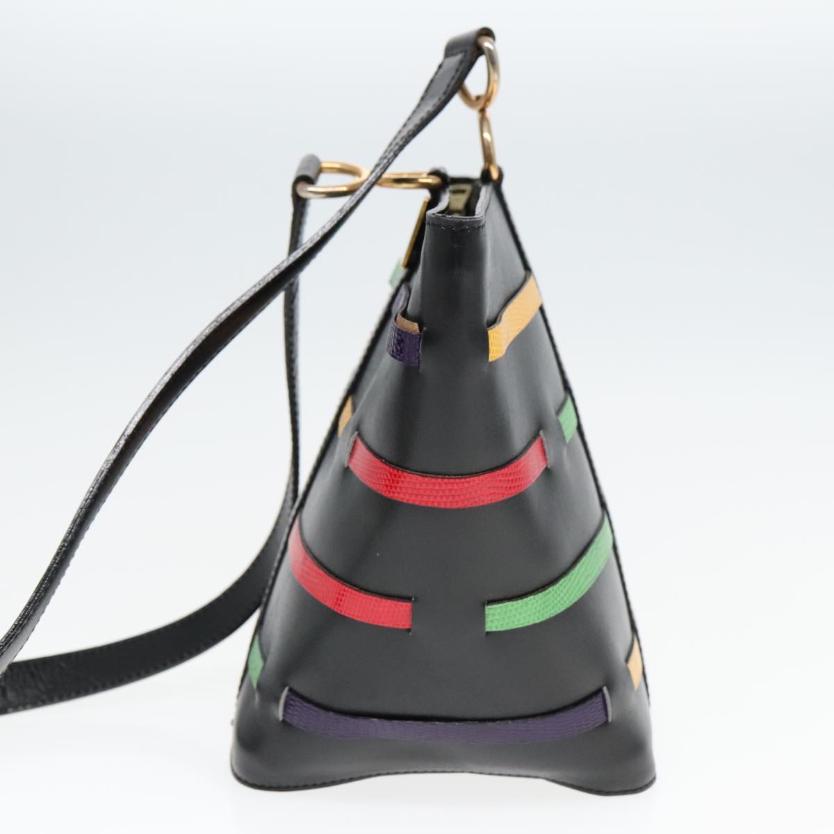 Céline, Black, Leather, shoulder