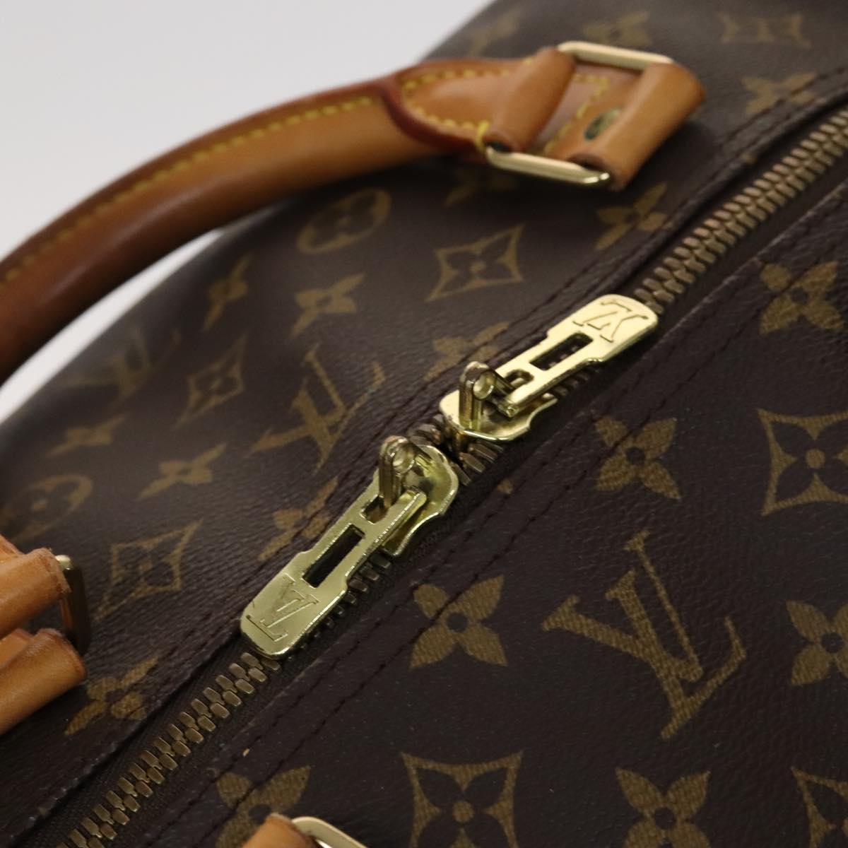 Louis Vuitton Keepall 60, Brown, Canvas, travel