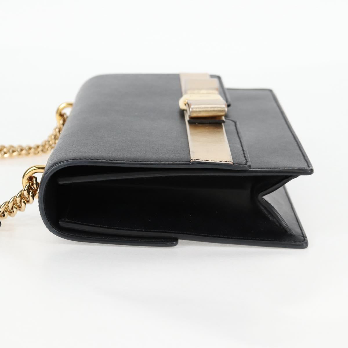 Salvatore Ferragamo Vara, Black, Leather, shoulder