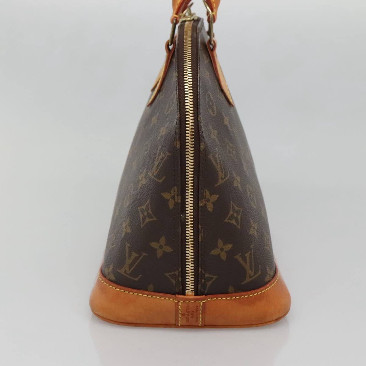 Louis Vuitton Alma, Brown, Canvas, handbag