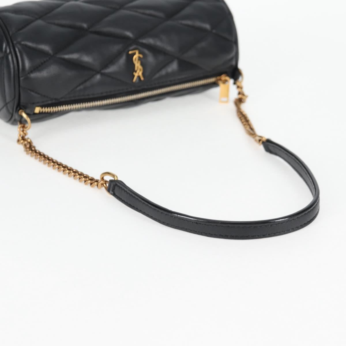 Yves Saint Laurent, Black, Leather, shoulder