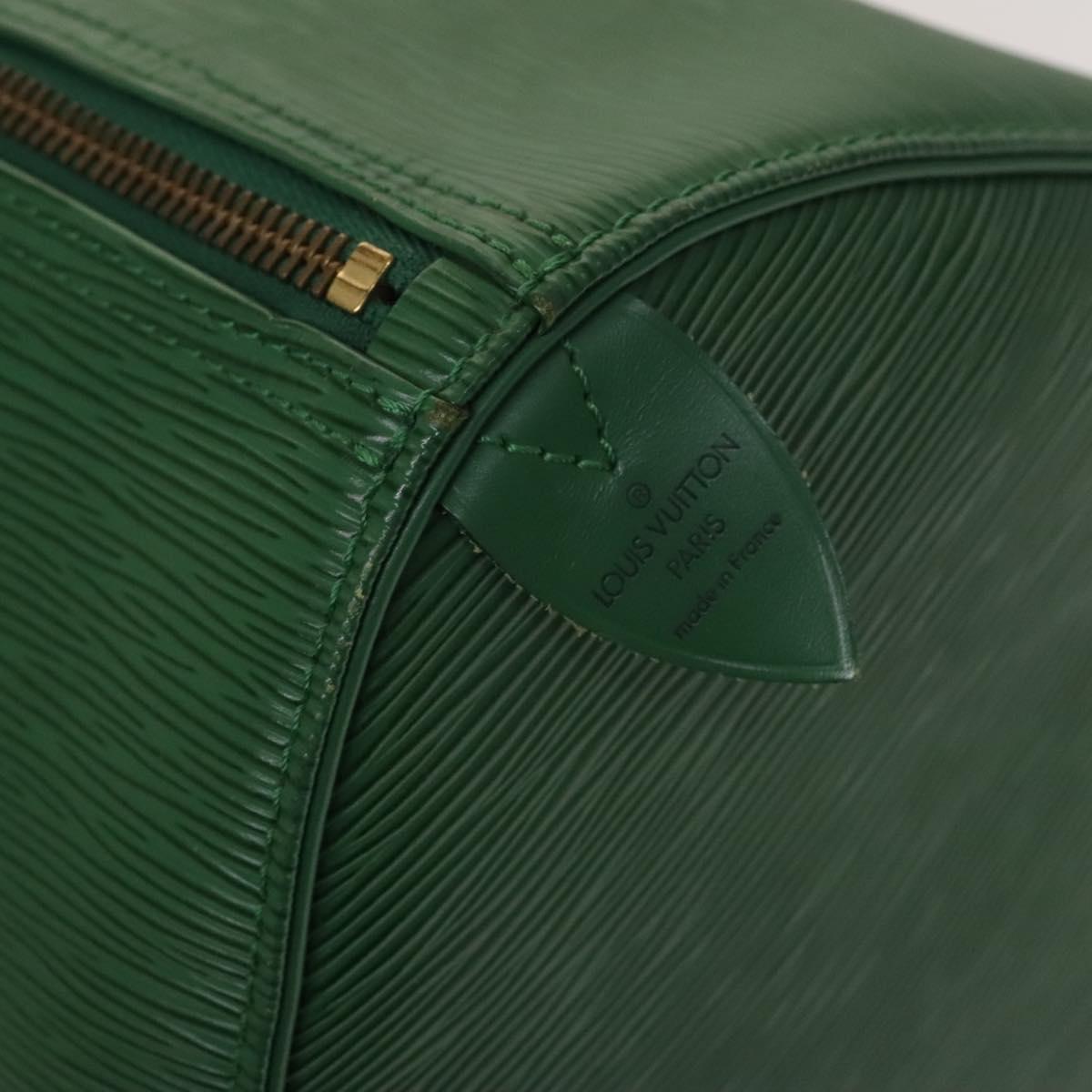 Louis Vuitton Keepall 50, Green, Leather, travel
