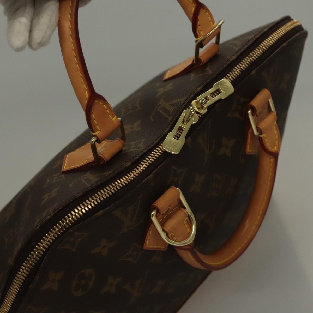 Louis Vuitton Alma, Brown, Canvas, handbag