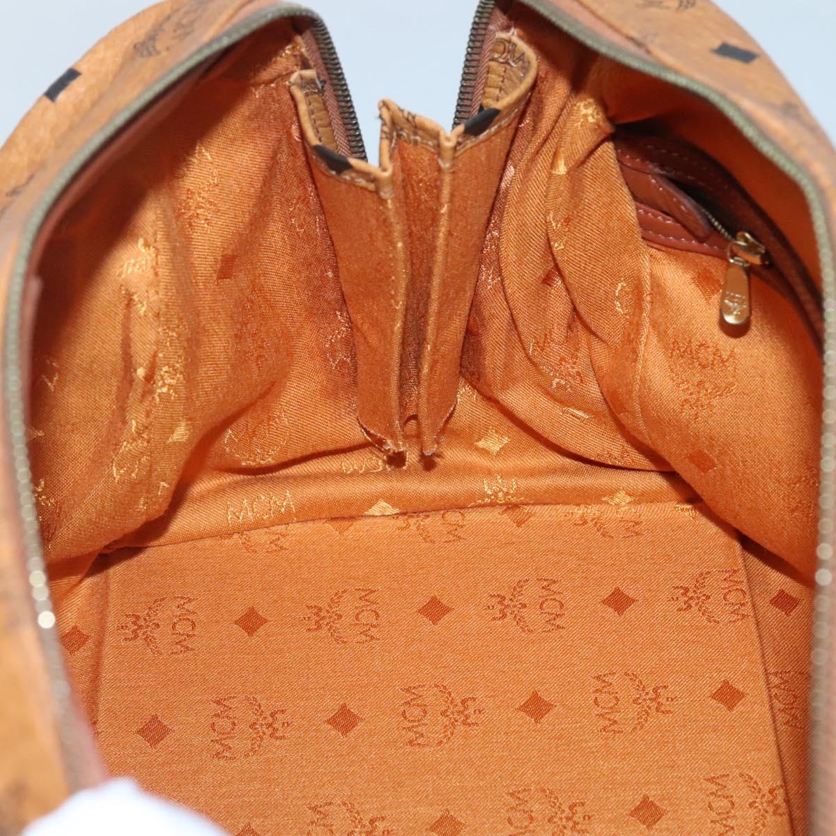 MCM Visetos, Brown, Canvas, travel