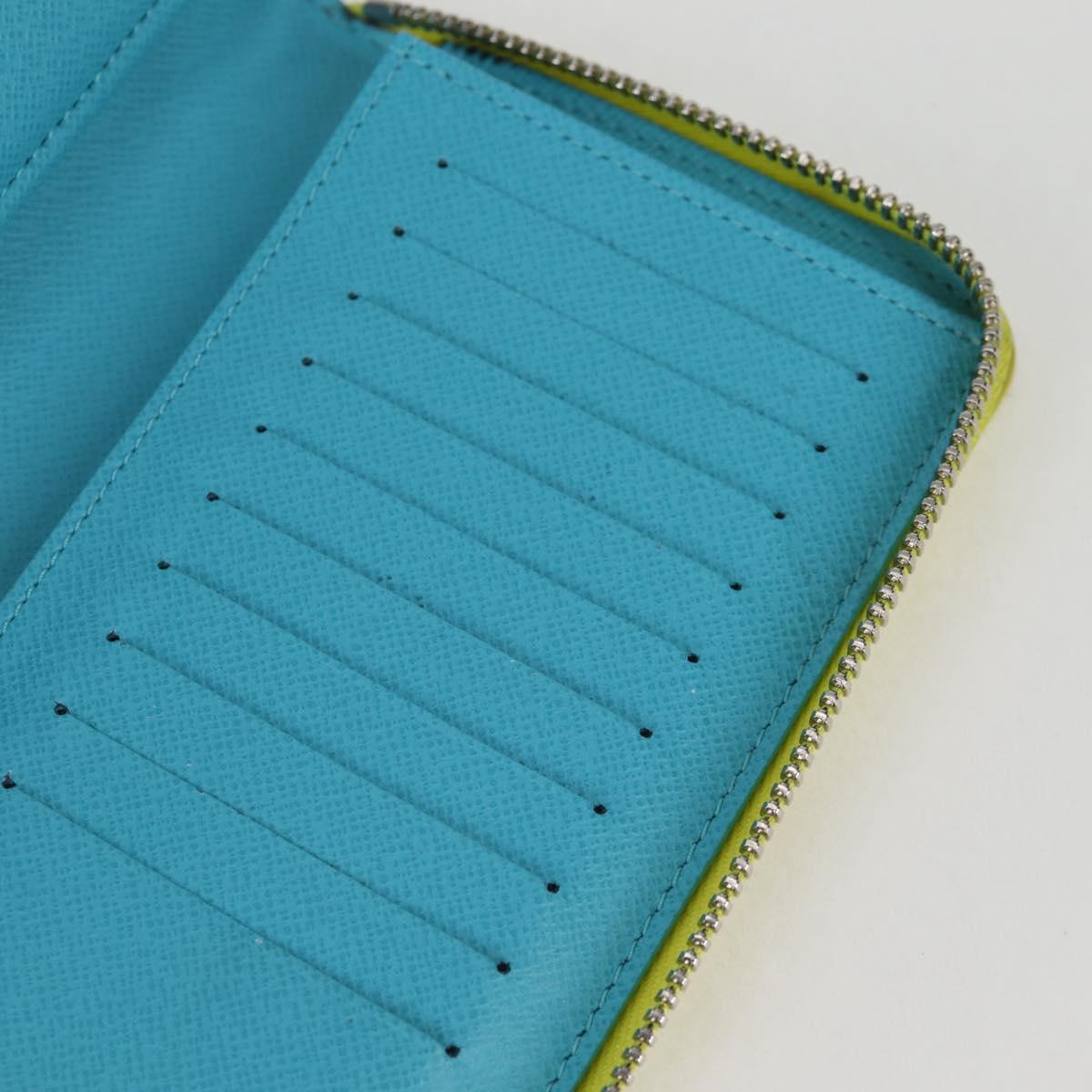 Louis Vuitton Zippy Wallet Vertical, Yellow, Canvas, wallet