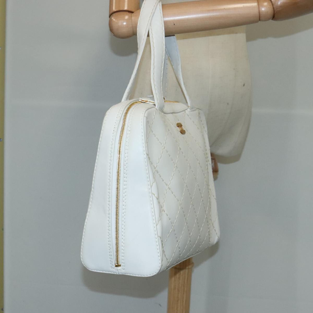 Chanel Wild stitch, White, Leather, handbag