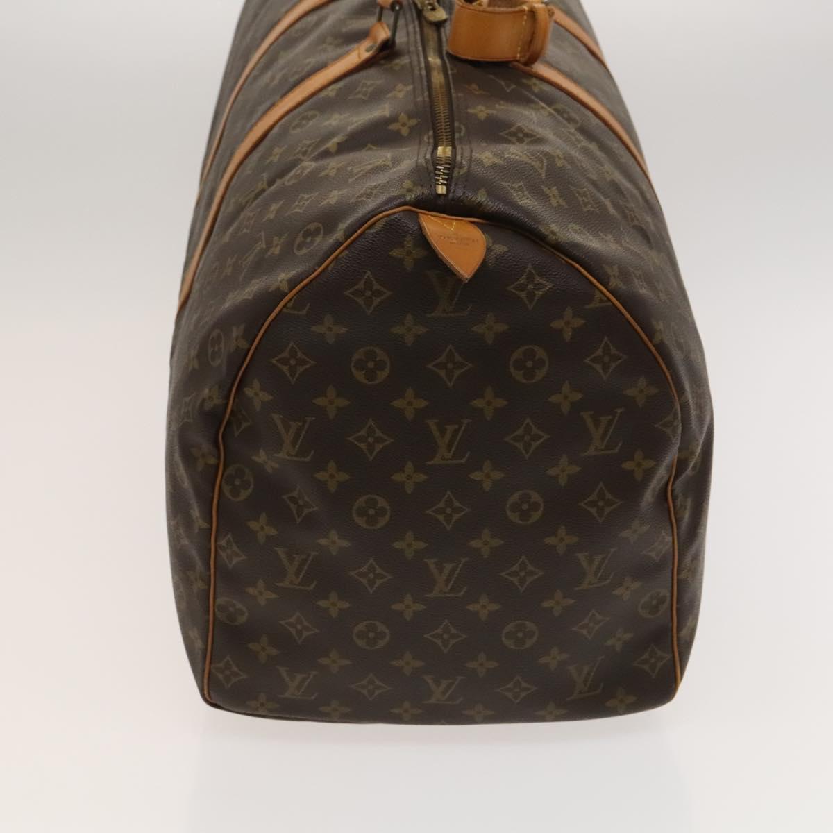 Louis Vuitton Keepall 60, Brown, Canvas, travel