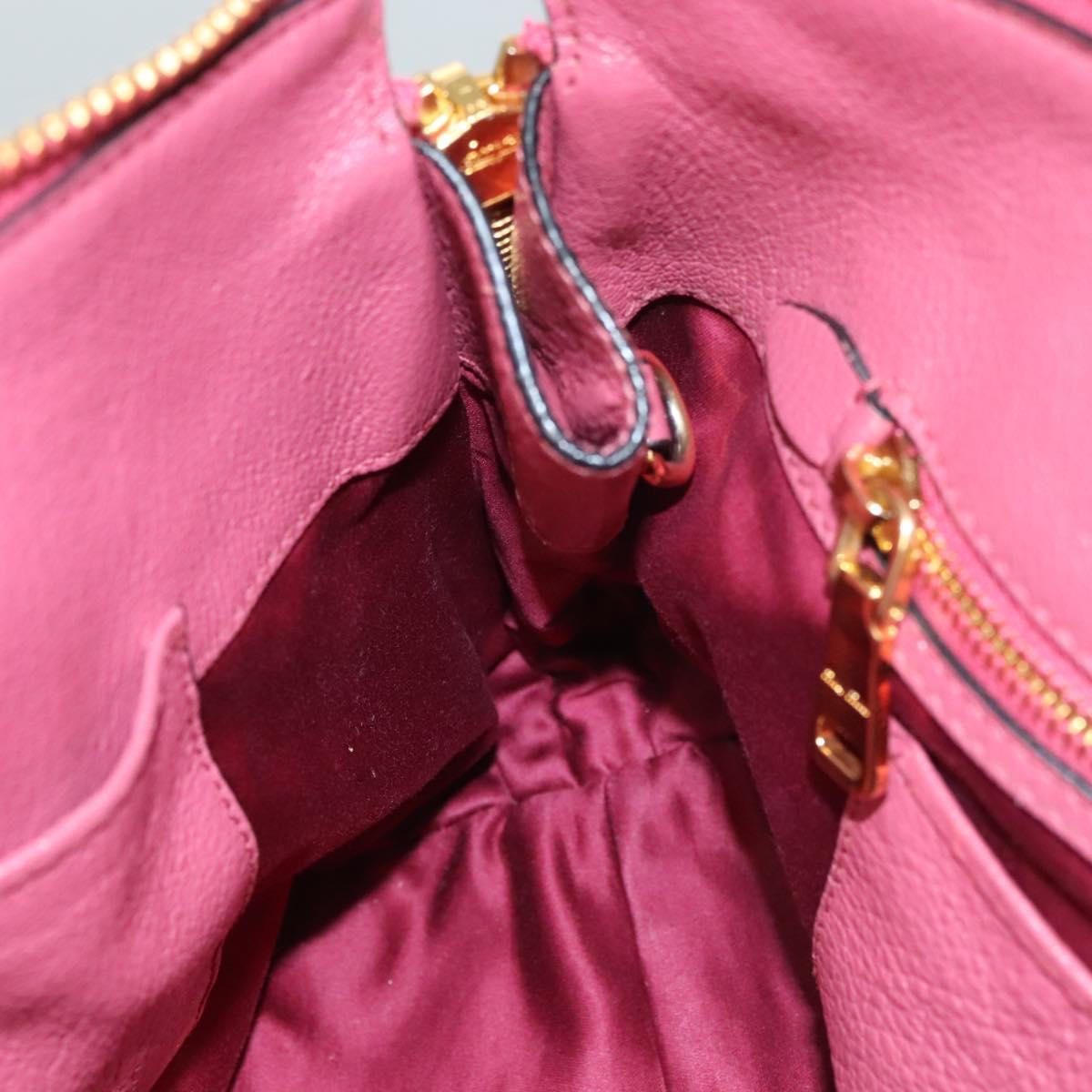 Miu Miu Madras, Pink, Leather, handbag