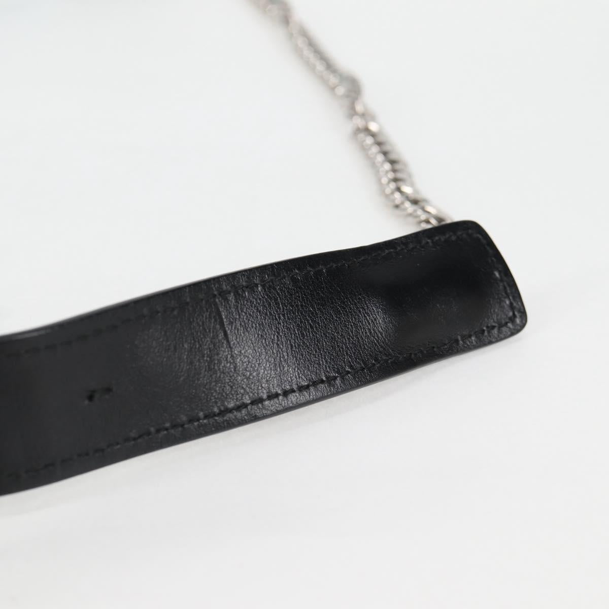 Prada Ribbon, Black, Leather, shoulder