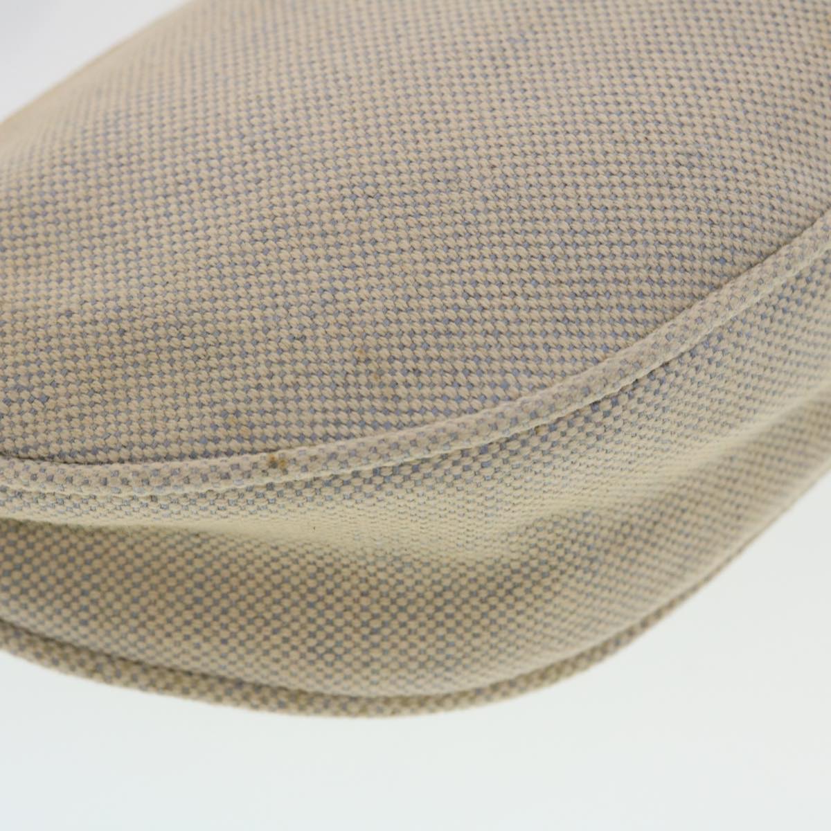 Prada, Beige, Canvas, clutch