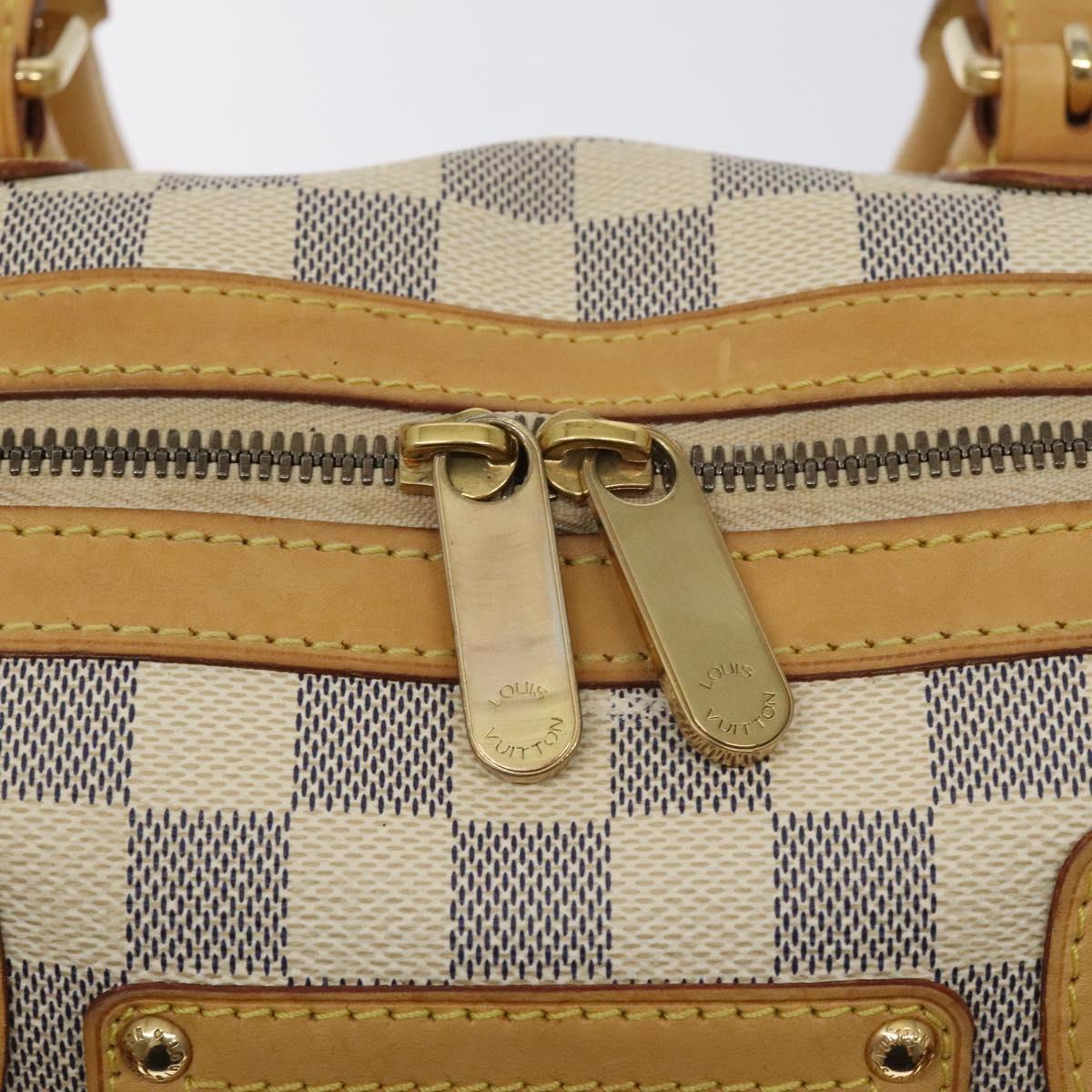 Louis Vuitton Berkeley, White, Canvas, handbag