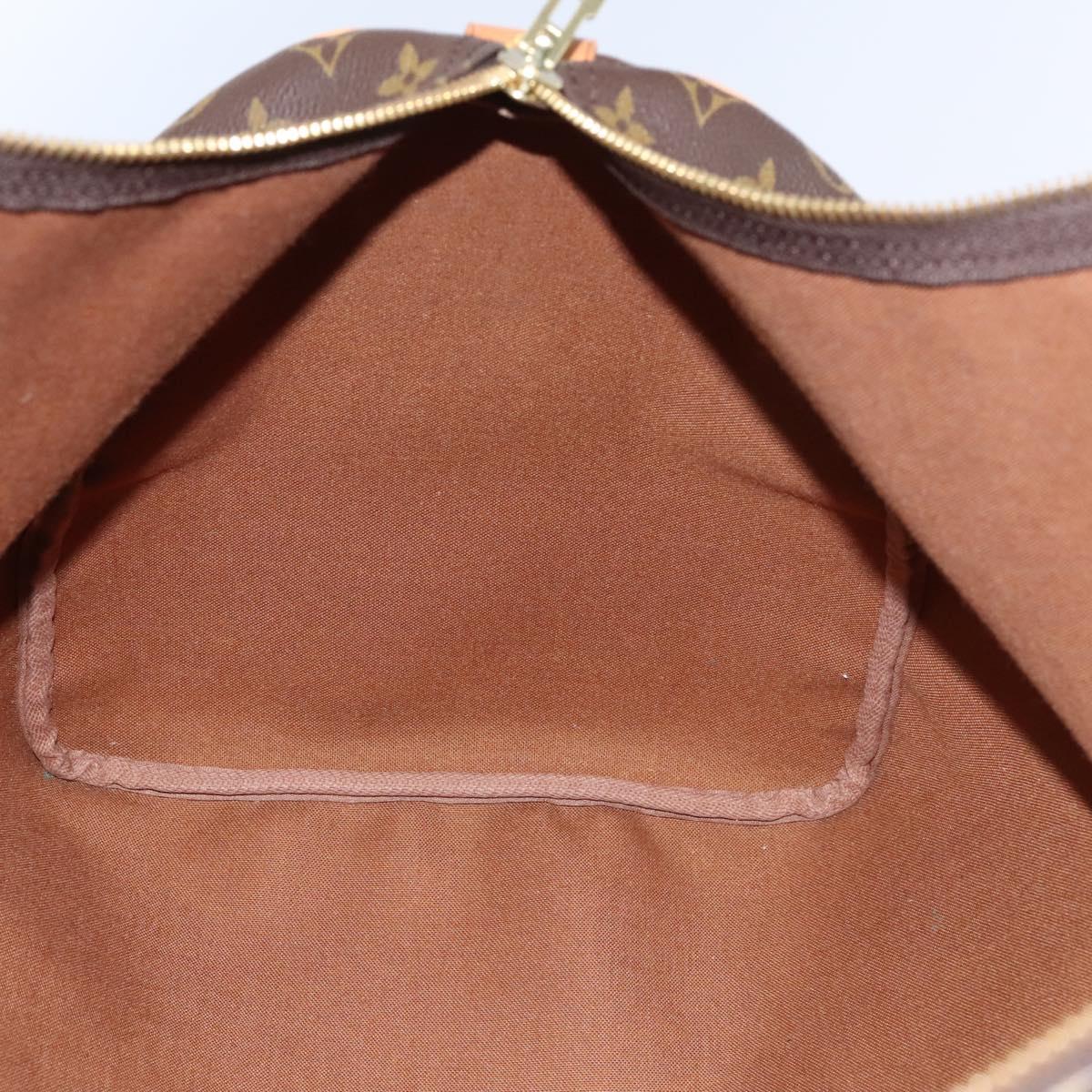Louis Vuitton Keepall 55, Brown, Canvas, travel