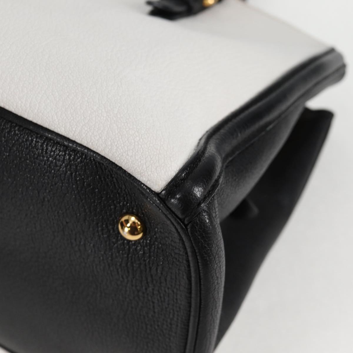 Miu Miu Madras, White, Leather, handbag