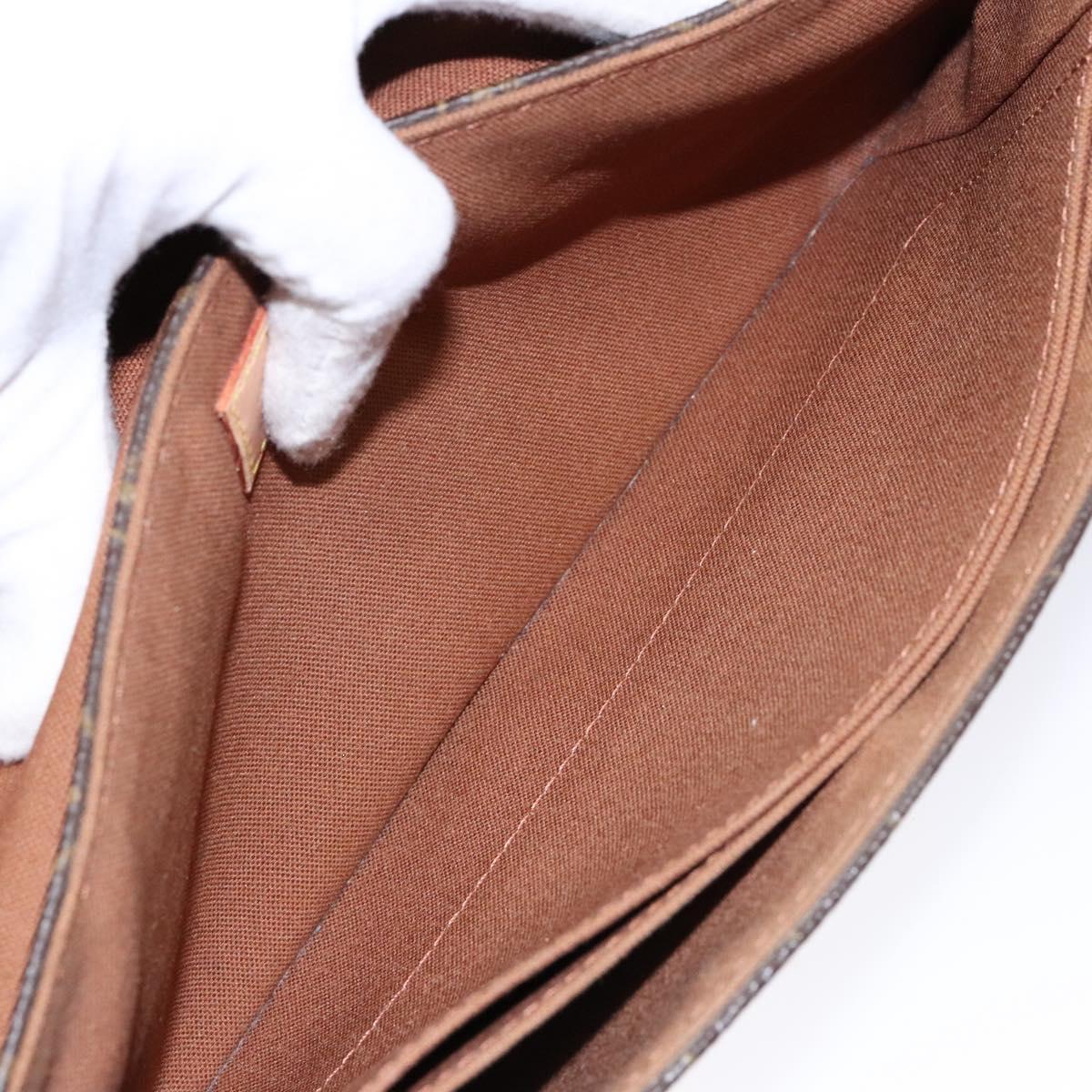 Louis Vuitton Marelle, Brown, Canvas, shoulder