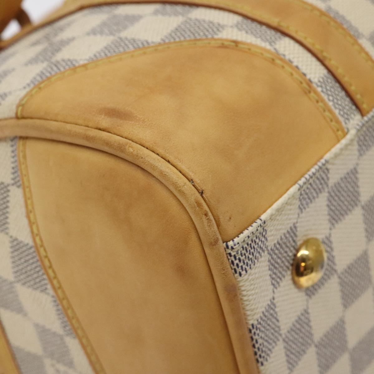 Louis Vuitton Berkeley, White, Canvas, handbag