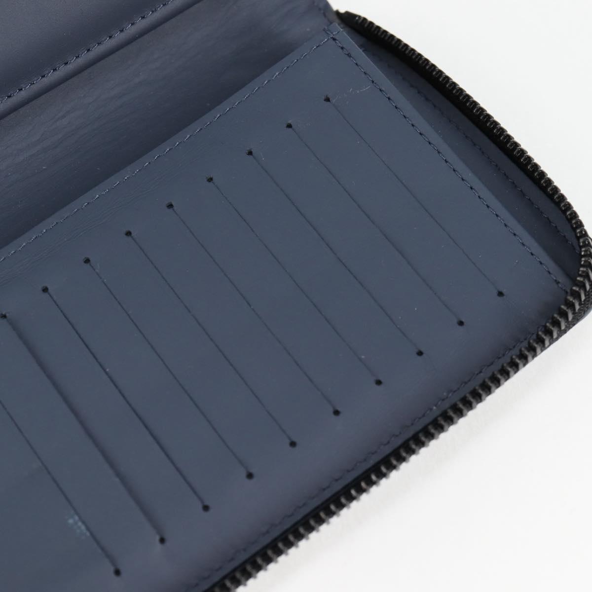 Louis Vuitton Zippy Wallet Vertical, Navy, Leather, wallet