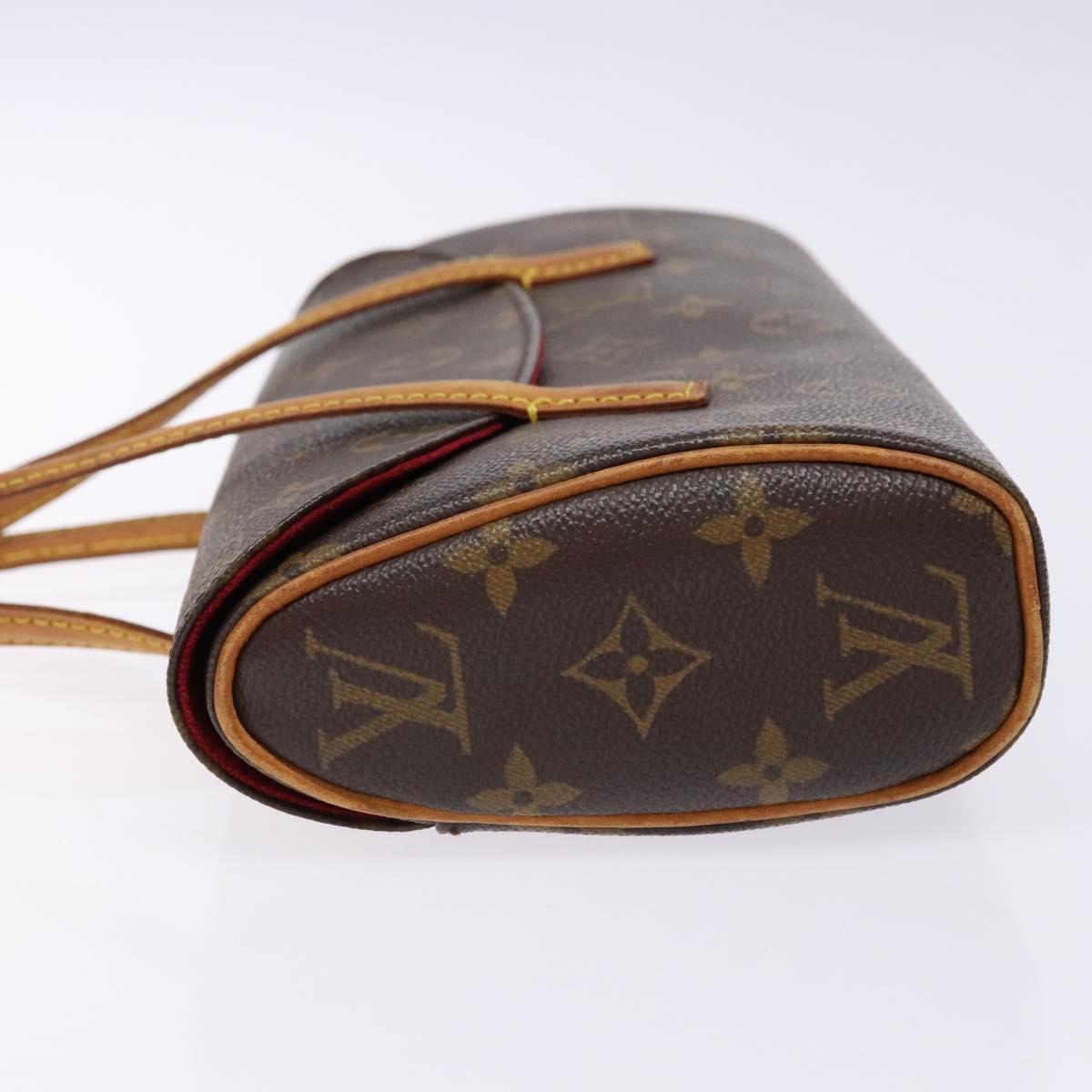 Louis Vuitton Sonatine, Brown, Canvas, handbag