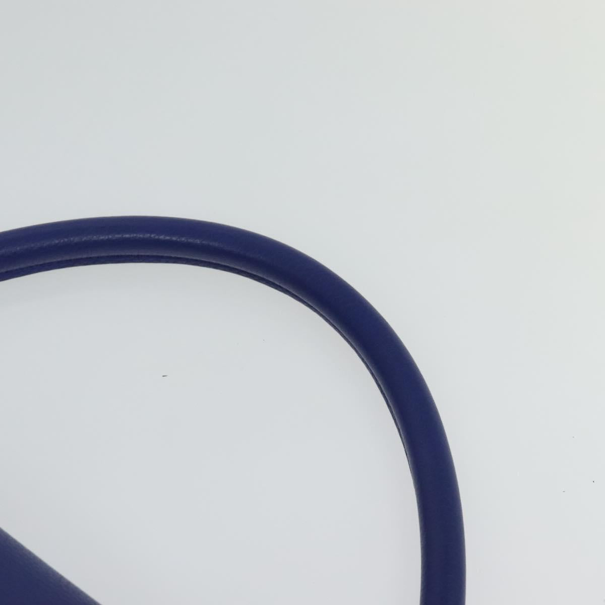 Céline Trapèze, Blue, Leather, handbag