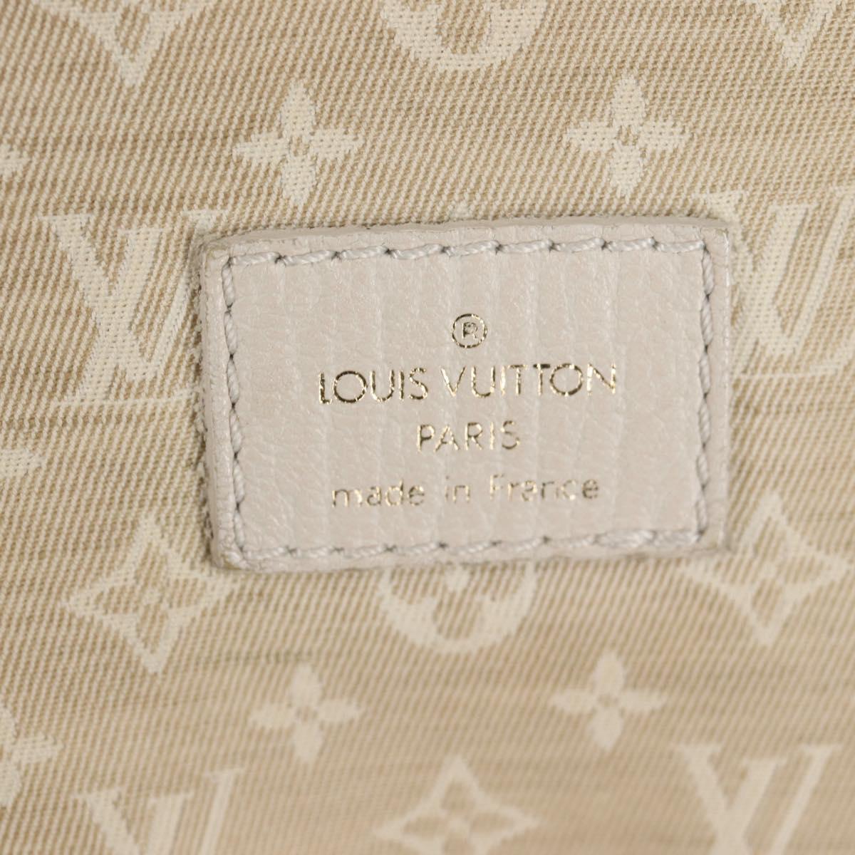 Louis Vuitton Saumur, Beige, Canvas, shoulder