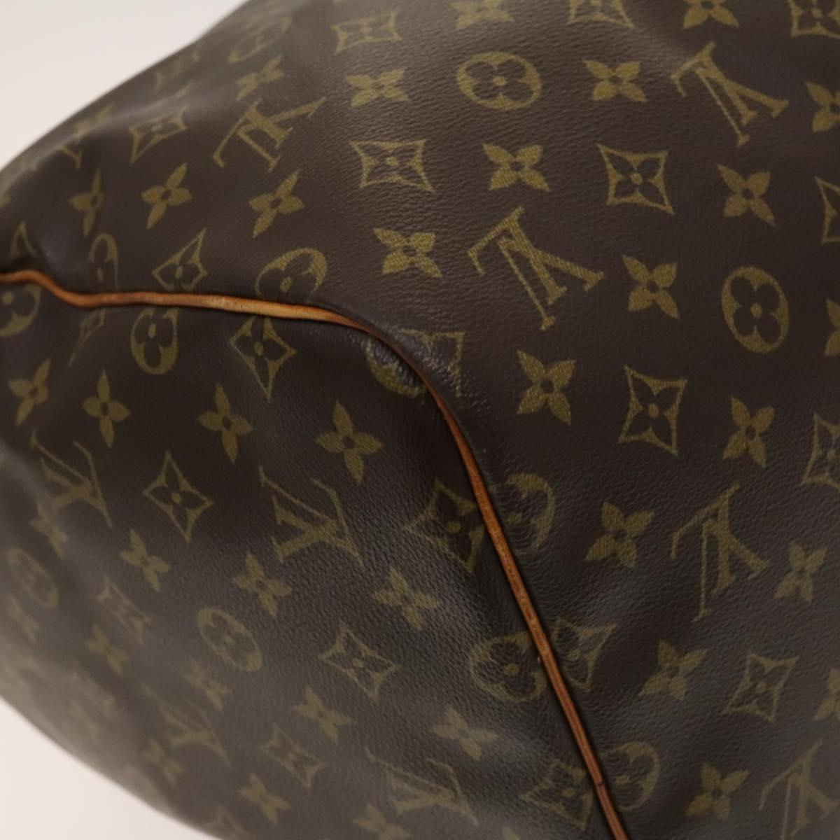 Louis Vuitton Keepall 55, Brown, Canvas, travel