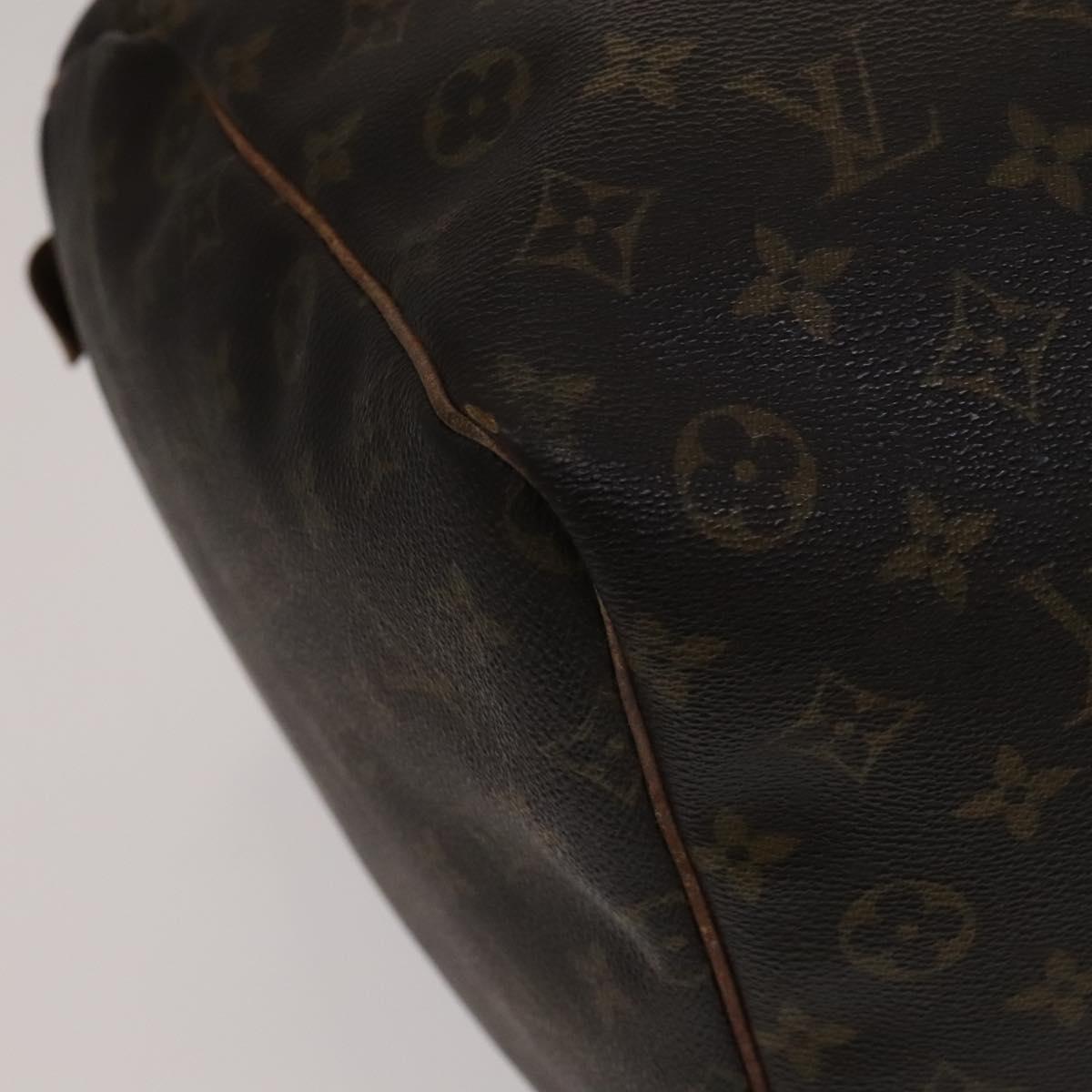Louis Vuitton Keepall 60, Brown, Canvas, travel