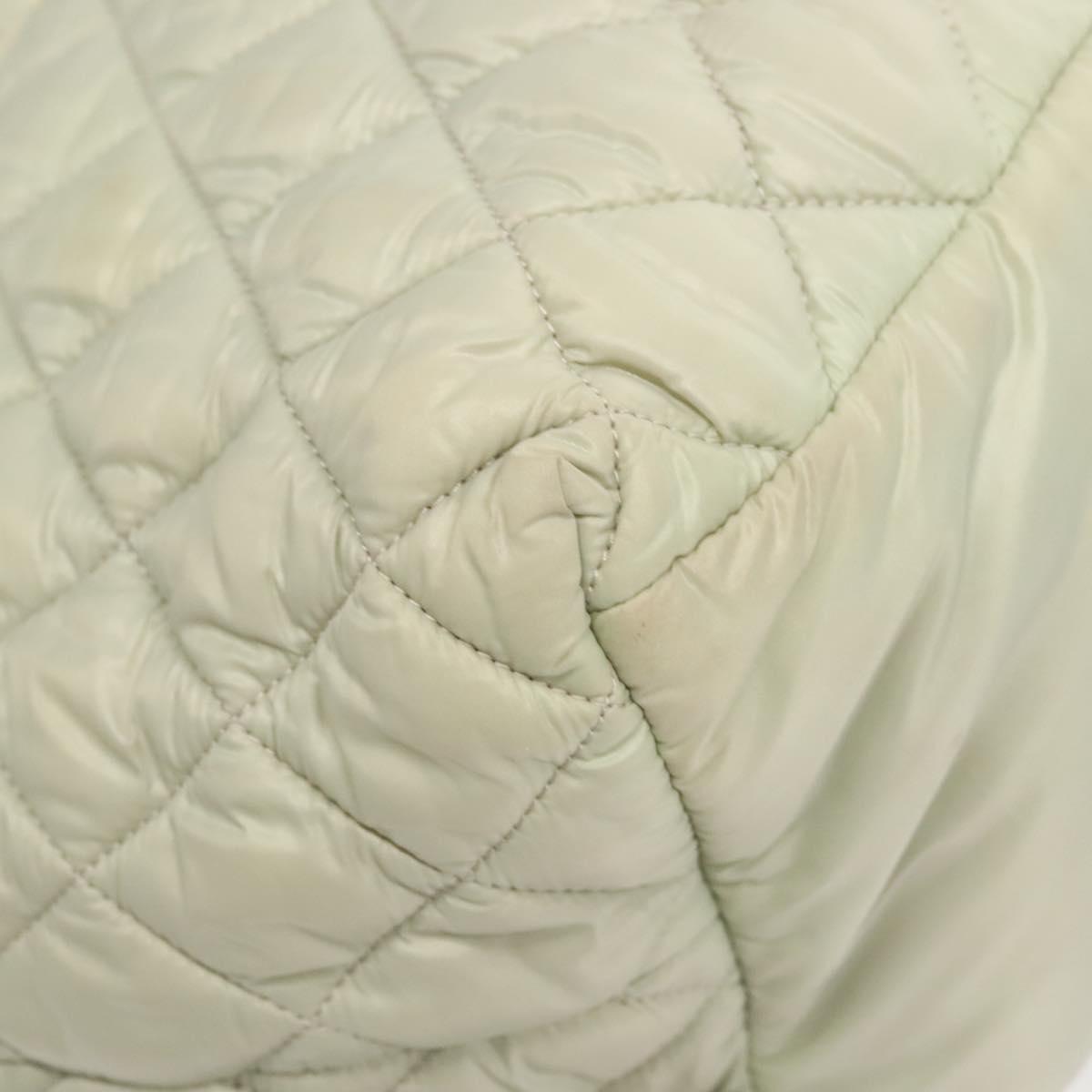 Chanel Coco Cocoon, Grey, NYLON, handbag