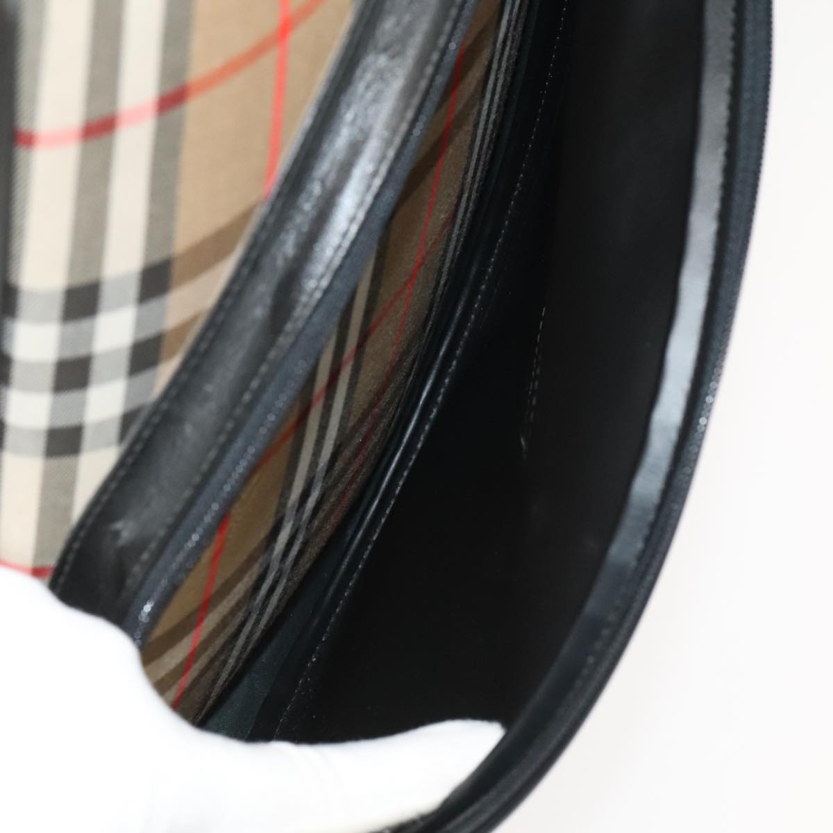 Burberry Nova Check, Beige, Canvas, handbag