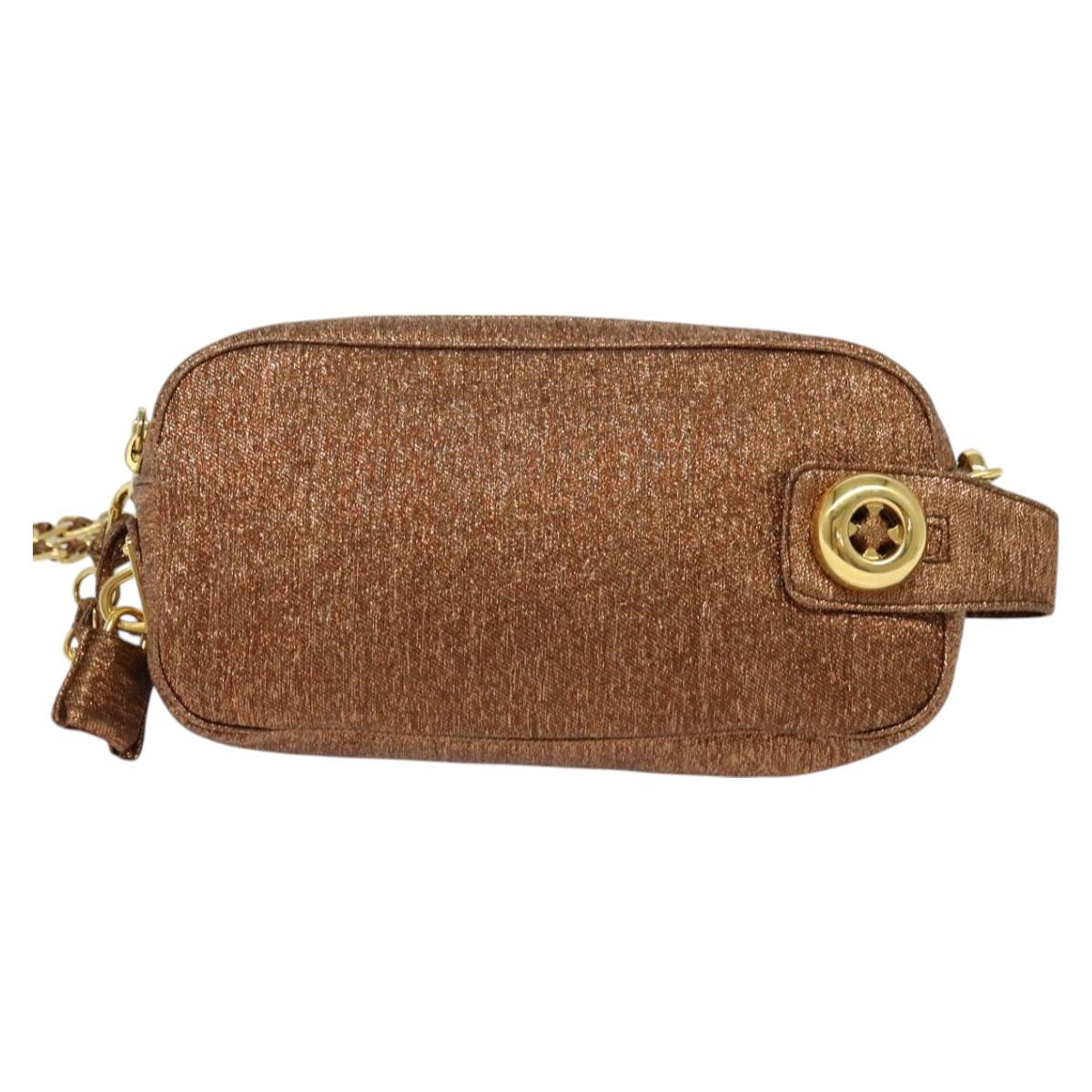 Prada, Brown, Canvas, shoulder