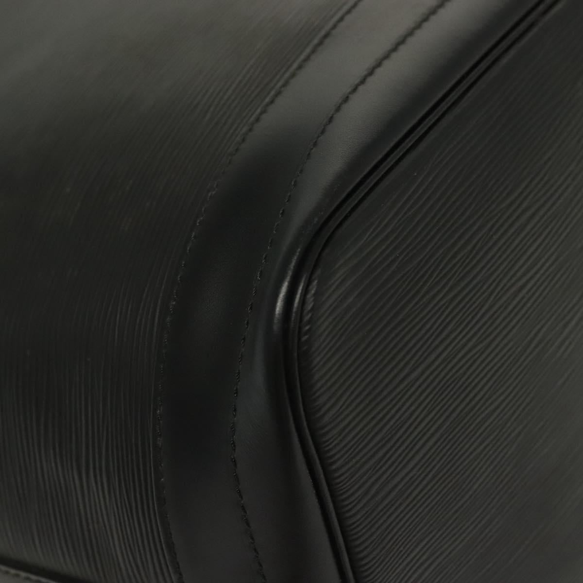 Louis Vuitton Noé, Black, Leather, shoulder