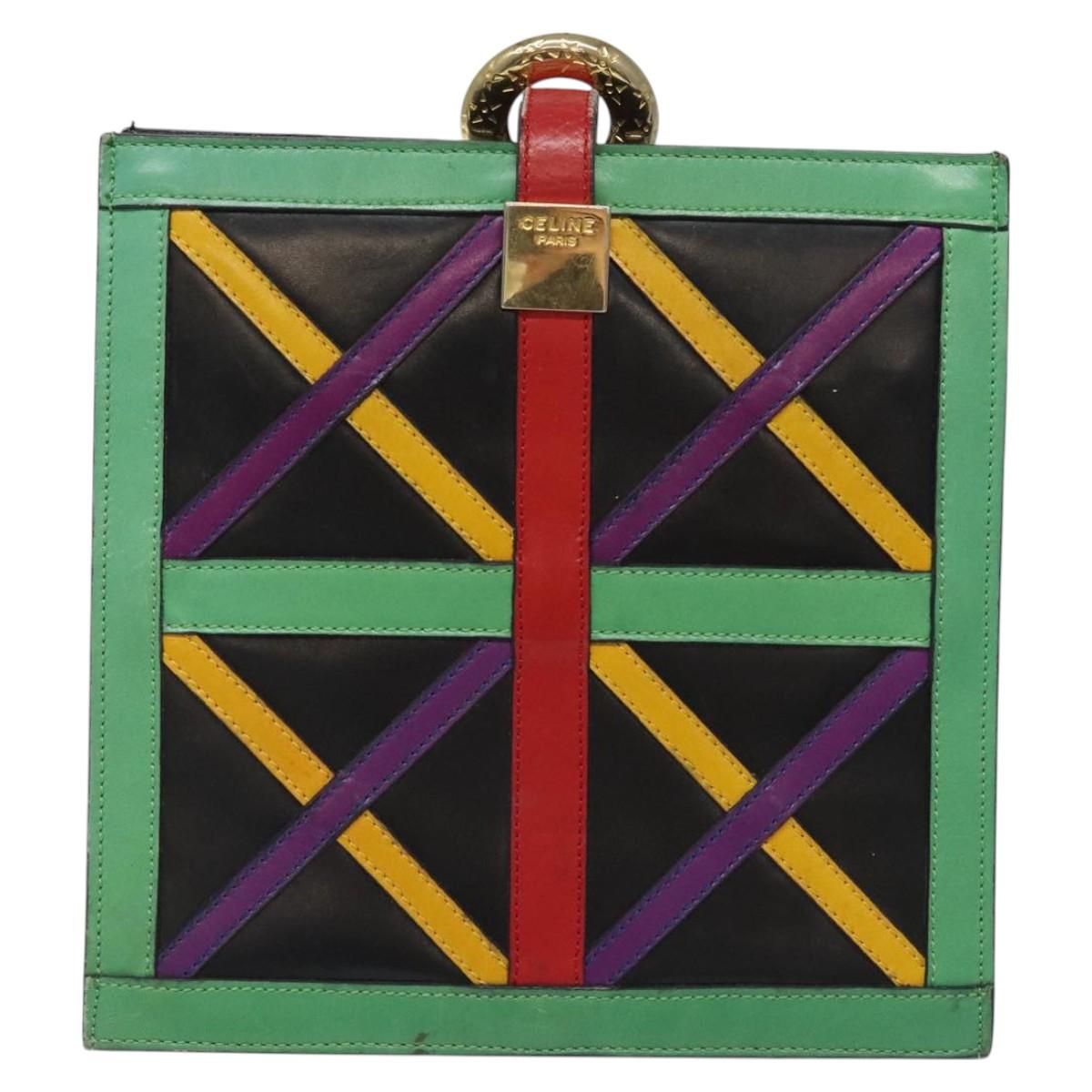 Céline, Multicolour, Leather, shoulder