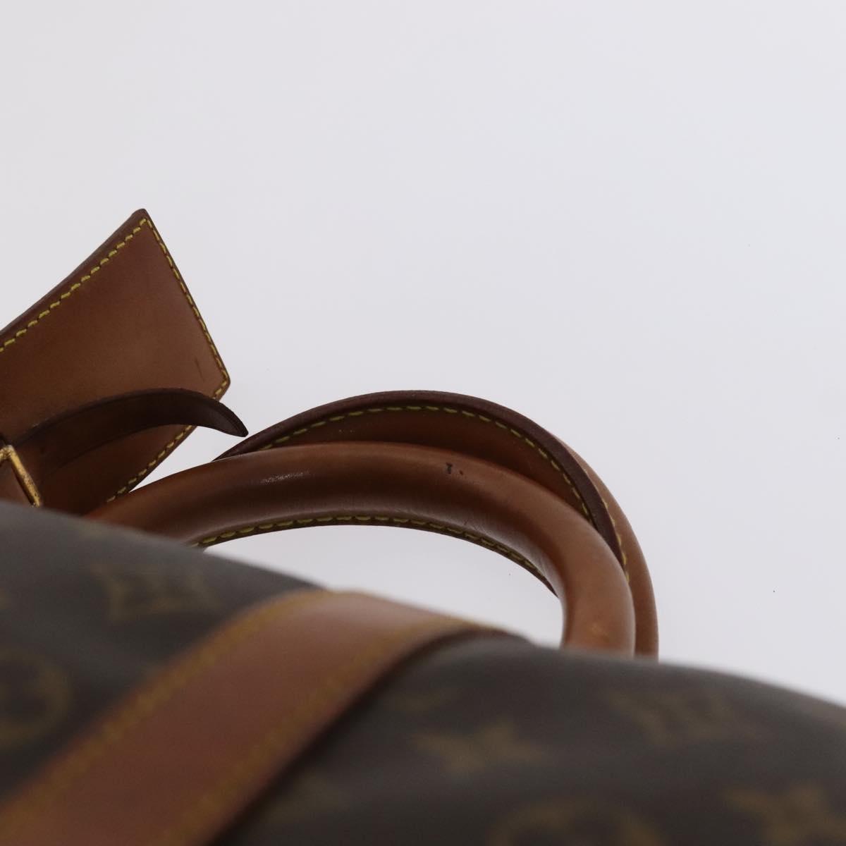 Louis Vuitton Keepall 55, Brown, Canvas, travel