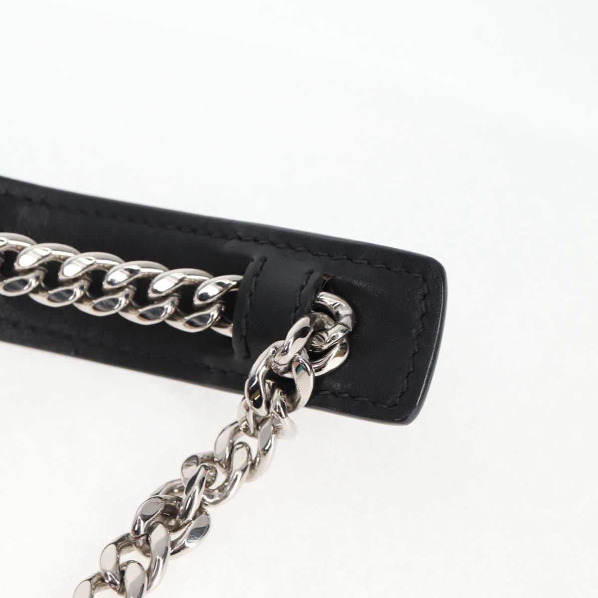Prada Ribbon, Black, Leather, shoulder