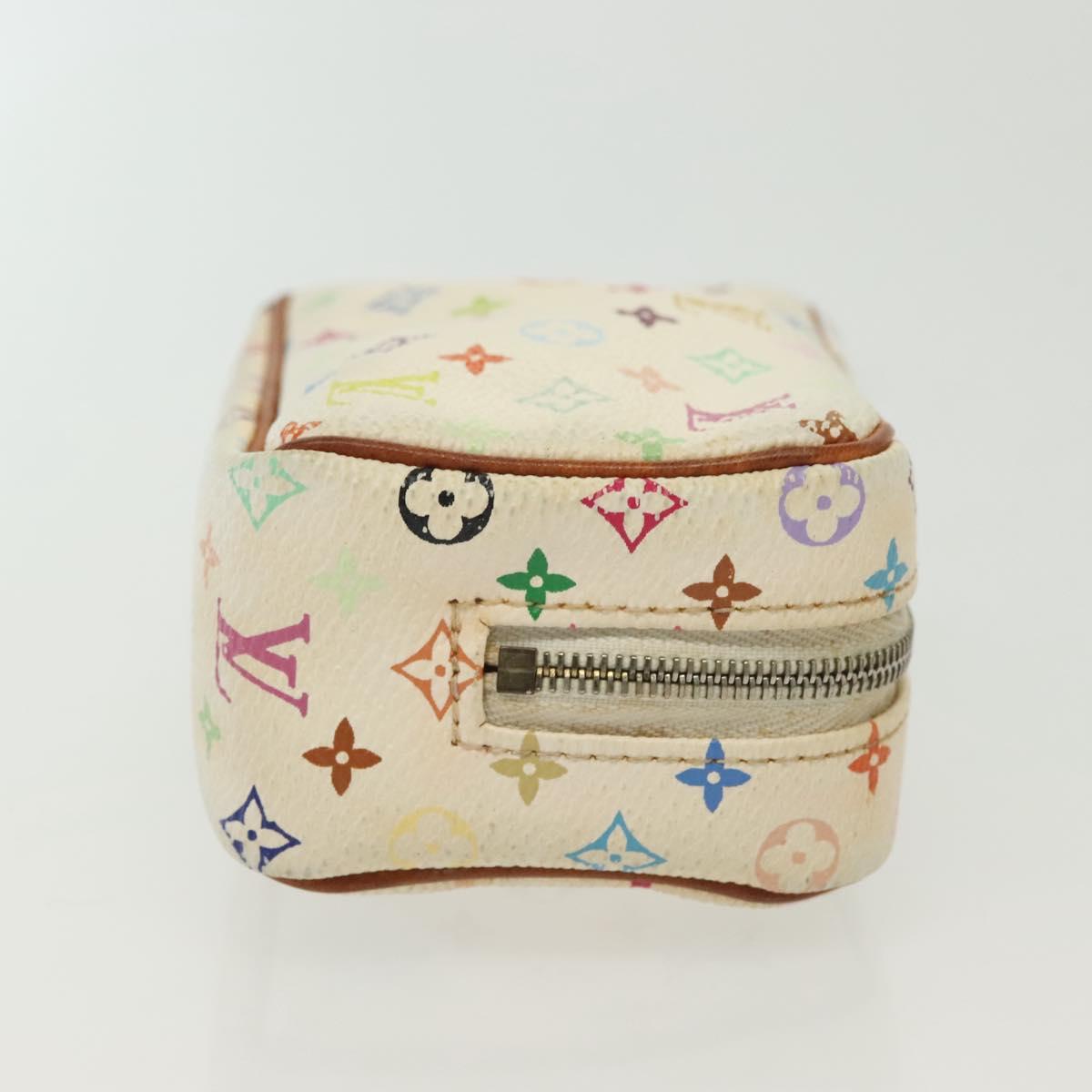 Louis Vuitton Wapity, White, Canvas, clutch