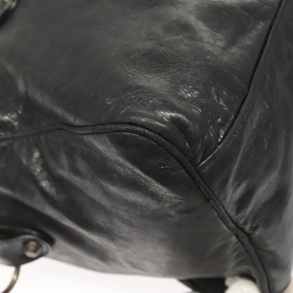 Balenciaga City, Black, Leather, handbag