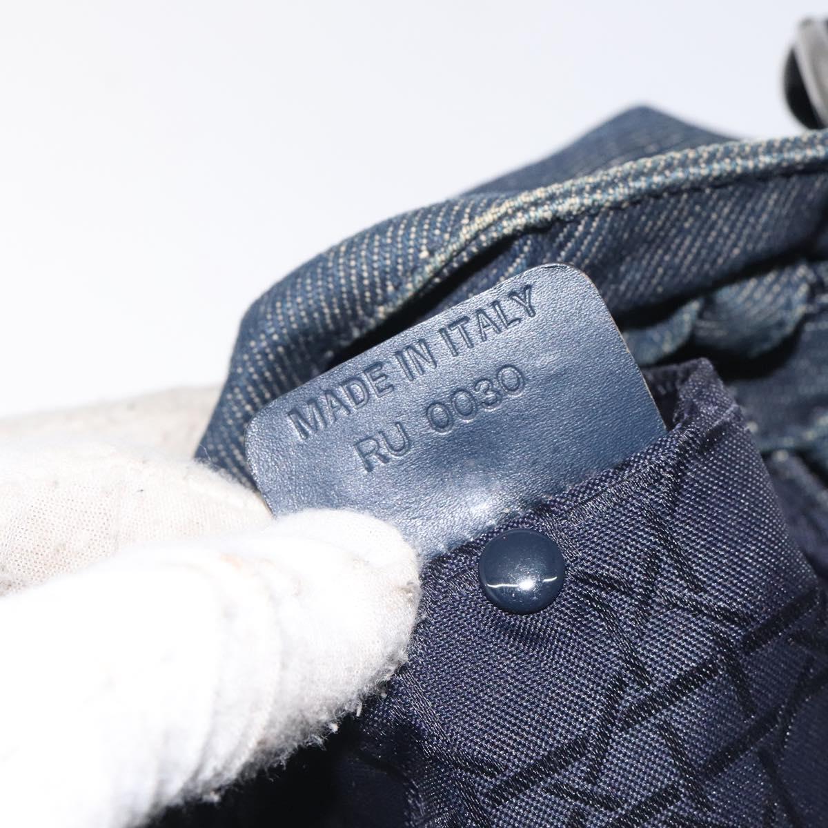 Dior Maris Pearl, Blue, Canvas, handbag
