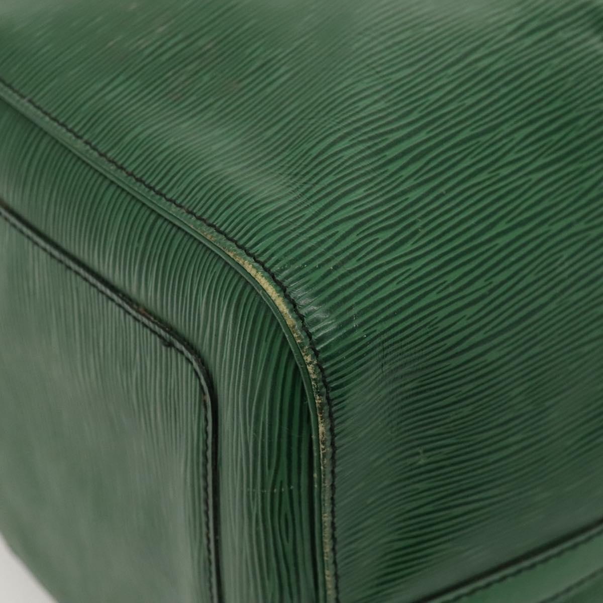 Louis Vuitton Keepall 50, Green, Leather, travel