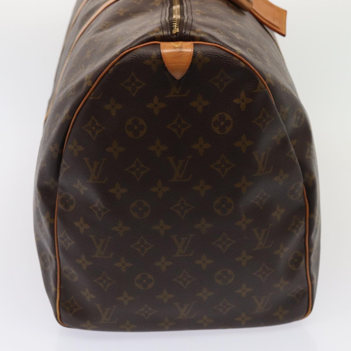 Louis Vuitton Keepall 60, Brown, Canvas, travel