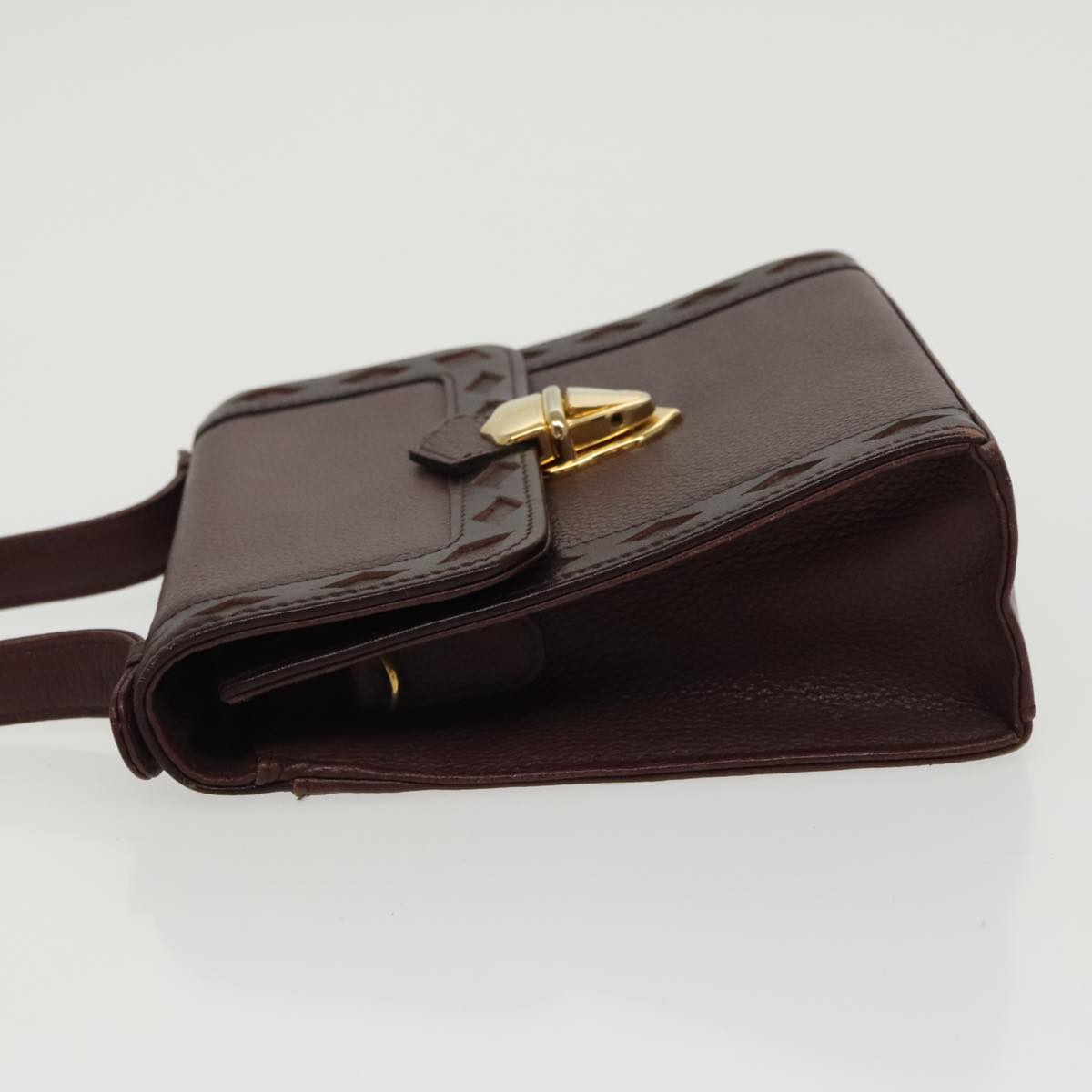 Saint Laurent, Burgundy, Leather, handbag