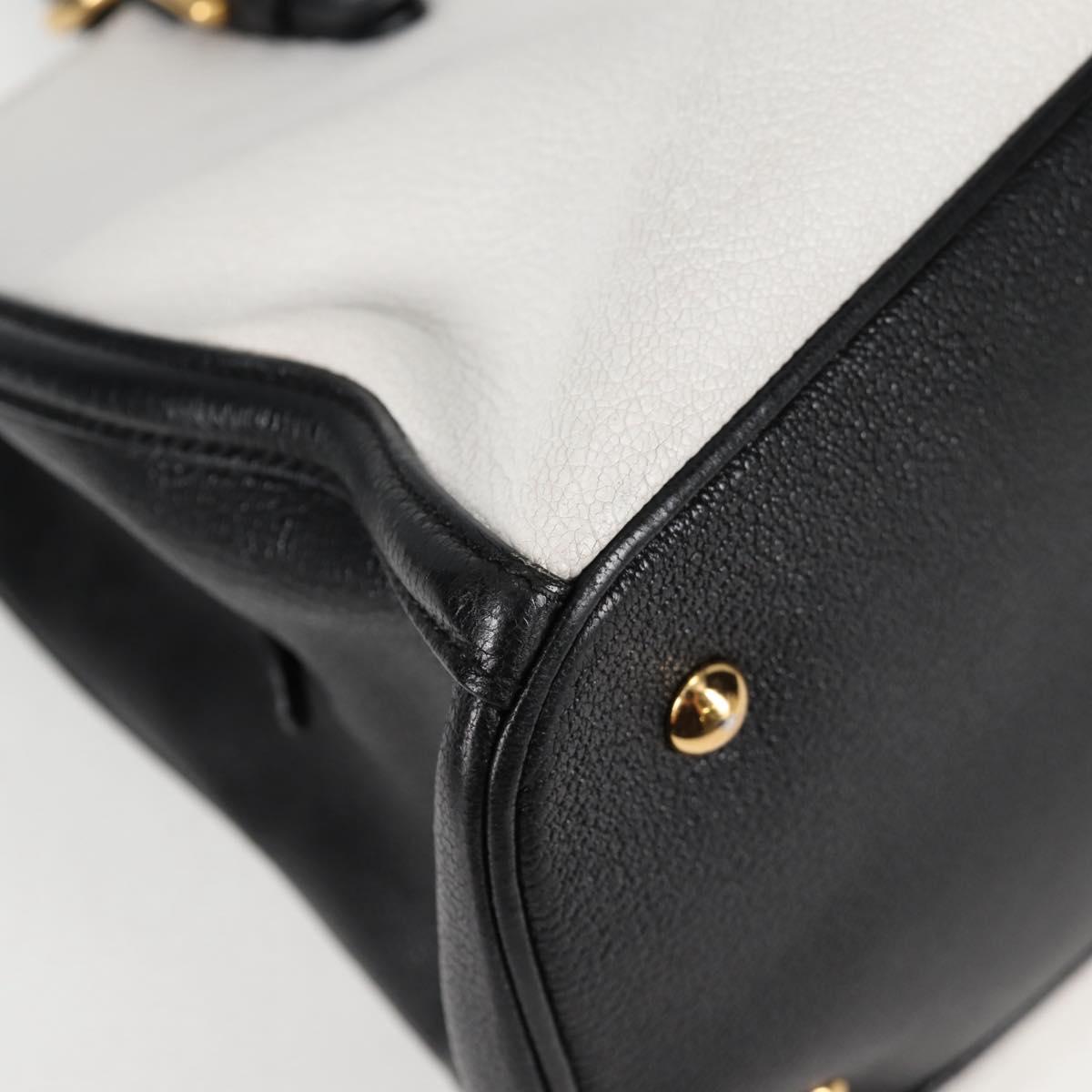 Miu Miu Madras, White, Leather, handbag