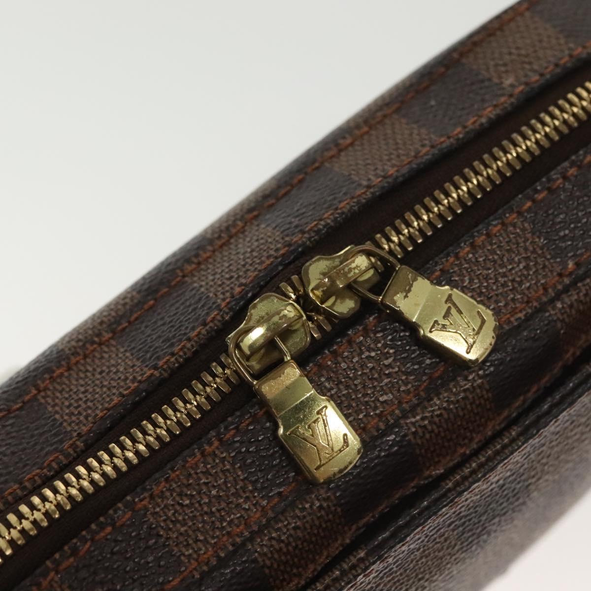 Louis Vuitton Geronimos, Brown, Canvas, clutch