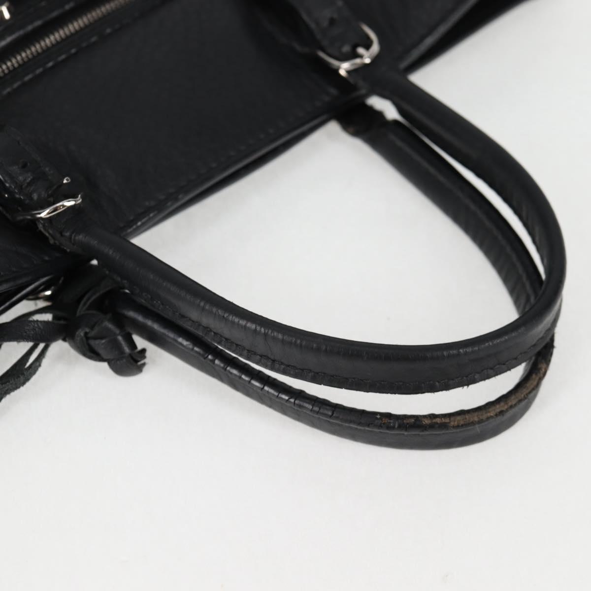 Balenciaga Papier, Black, Leather, handbag