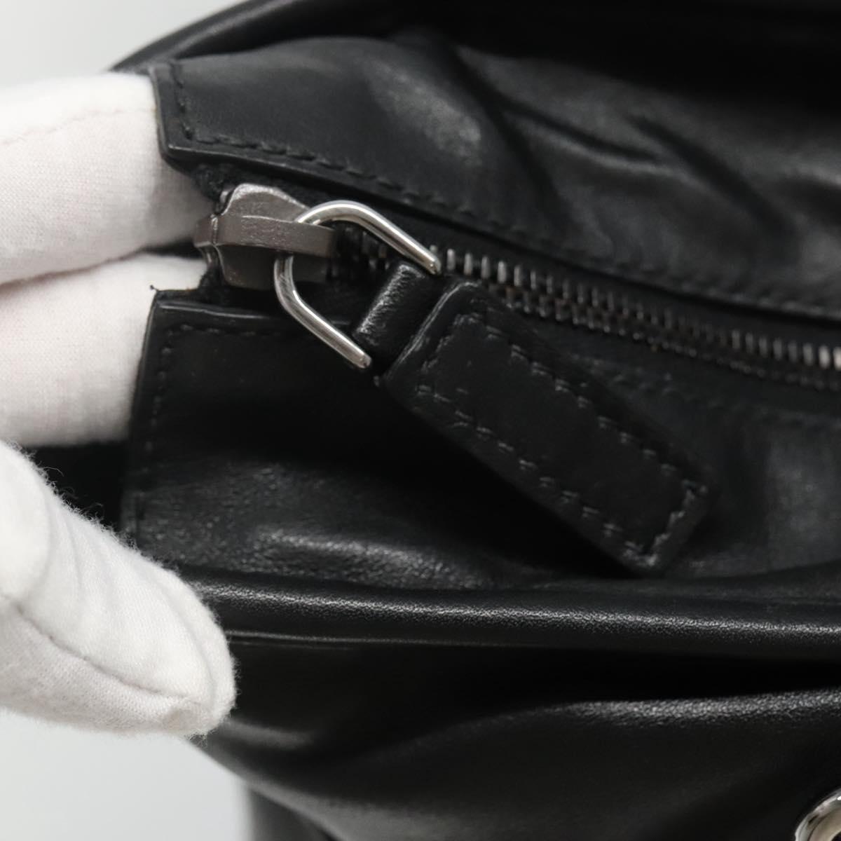 Prada, Black, Leather, tote