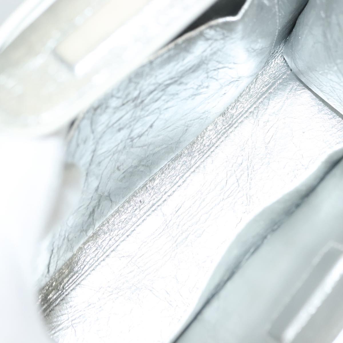 Dior Diorever, Silver, Leather, handbag